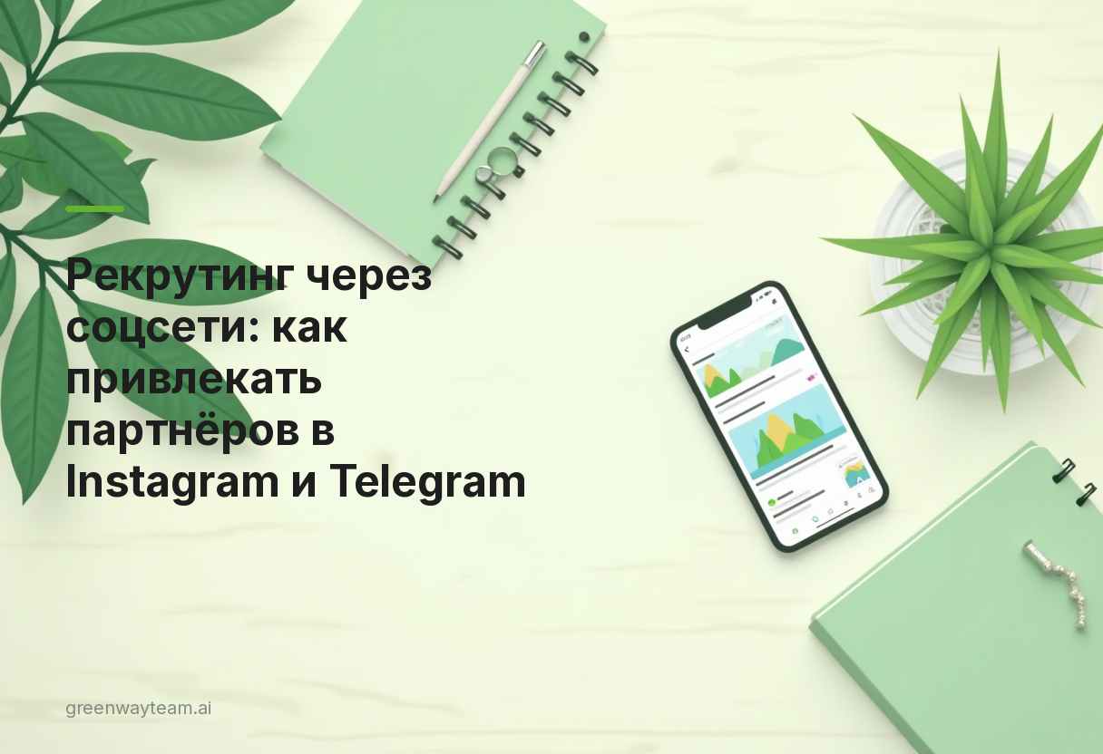 рекрутинг через соцсети рекрутинг через соцсети - Рекрутинг через соцсети: как привлекать партнёров в Instagram и Telegram